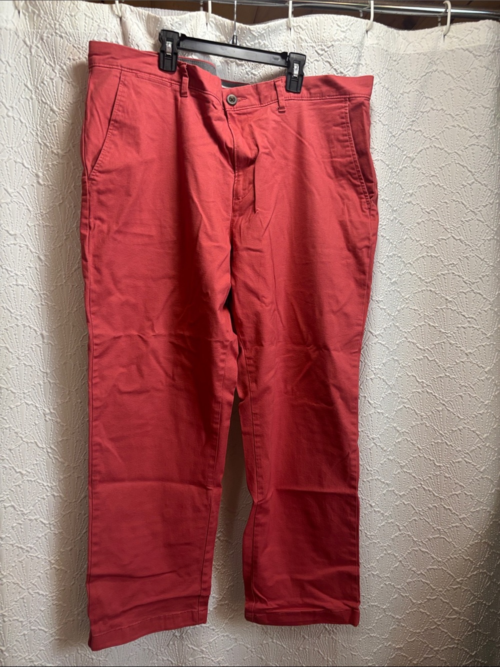 Amazon Essentials Coral Red Chino Pants